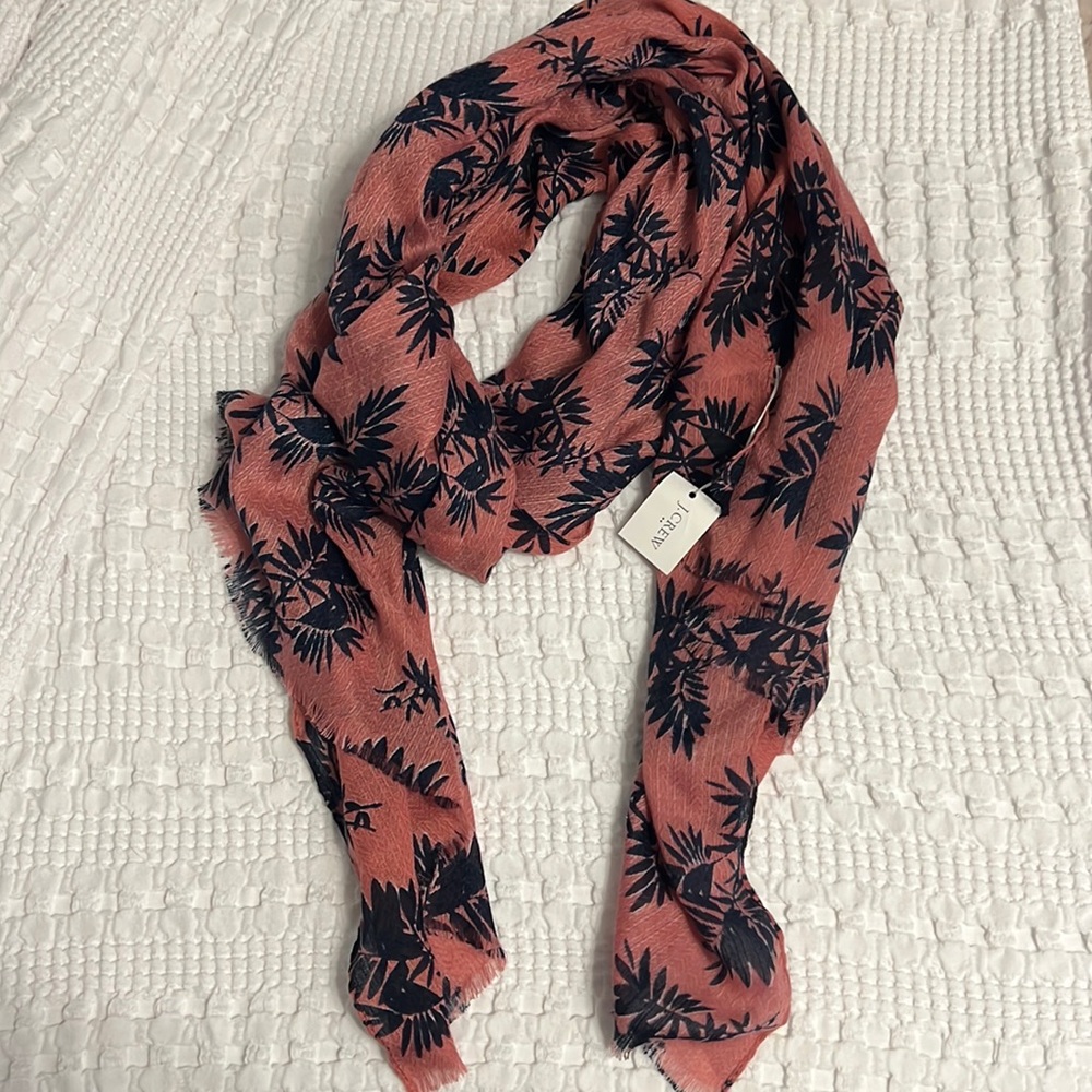 J. Crew floral printed scarf